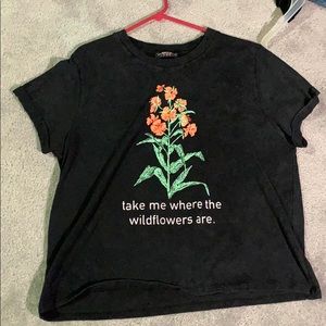 wildflowers graphic t